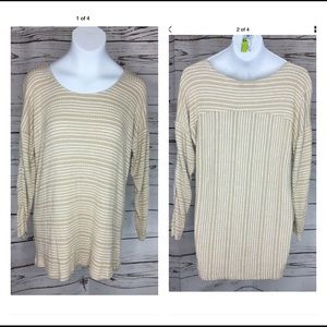 Papermoon for Stitch Fix Thermal 3/4 Sleeve Top